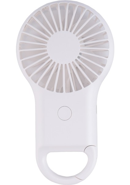 Mini Saplı Fan Pil ile Çalışan Karabina USB Mini Fan Taşınabilir Fan Kamp Seyahat Ev Beyaz Için Uygun (Yurt Dışından)