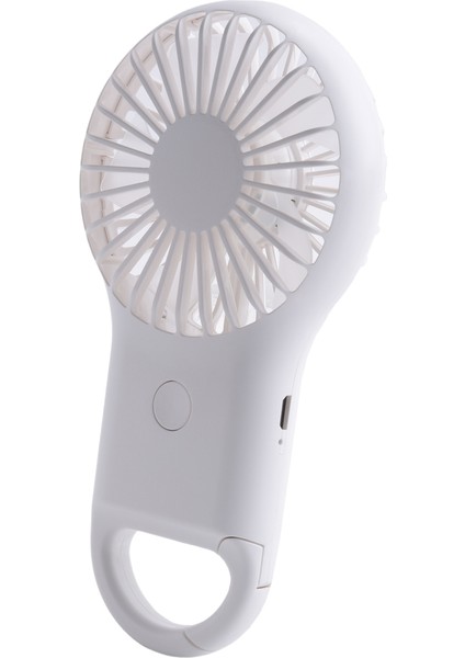 Mini Saplı Fan Pil ile Çalışan Karabina USB Mini Fan Taşınabilir Fan Kamp Seyahat Ev Beyaz Için Uygun (Yurt Dışından)