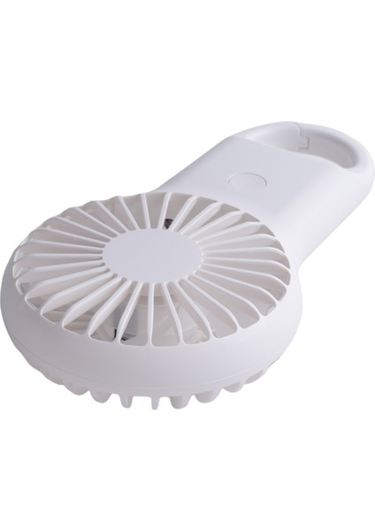 Mini Saplı Fan Pil ile Çalışan Karabina USB Mini Fan Taşınabilir Fan Kamp Seyahat Ev Beyaz Için Uygun (Yurt Dışından)