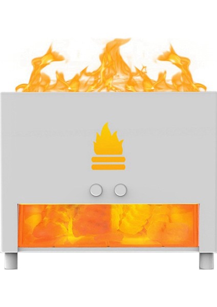 Aromaterapi Alev Ortam Işığı Simülasyonu Duvar Mutfak USB Mini Aletler Hava Alev Koku Makinesi, Beyaz (Yurt Dışından) indirimleri