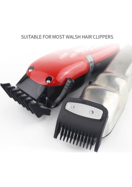 Wahl Için 8 Adet Kesme Kılavuzu Tarak Metal Klipsli 3171-500, Çoklu Boyut Wahl Clippers Siyah Için Uygundur (Yurt Dışından) indirimleri
