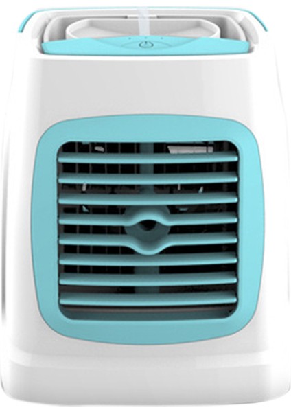 Mini Taşınabilir Soğutma Fanı USB Sprey Fan Hava Kişisel Uzay Soğutucu Ofis Odası Için Hava Soğutma Fanı, Mavi (Yurt Dışından)