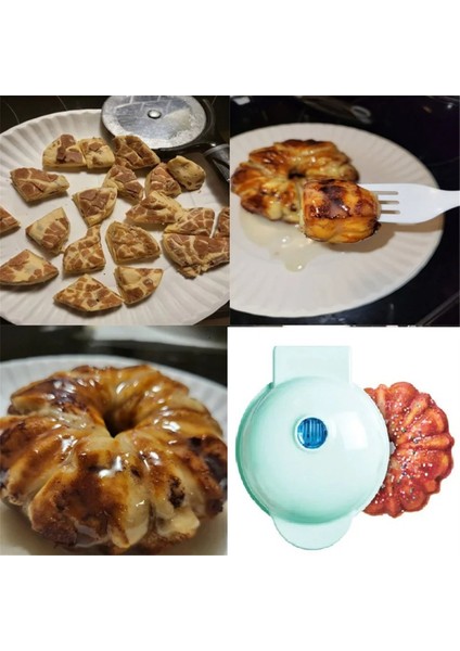 Min Make-Waffle Ev Balkabağı Turta Makinesi Çocuk Kahvaltı Makinesi Mini Fırın Makinesi Mini Makine Ab Fişi (Yurt Dışından)