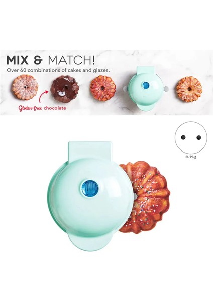 Min Make-Waffle Ev Balkabağı Turta Makinesi Çocuk Kahvaltı Makinesi Mini Fırın Makinesi Mini Makine Ab Fişi (Yurt Dışından)