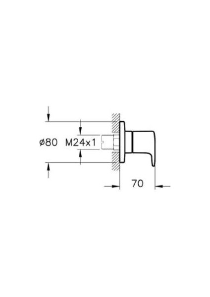 Artema Root Round Ankastre Stop Valf A4273029 Sıva Üstü Grubu - Soft Bakır