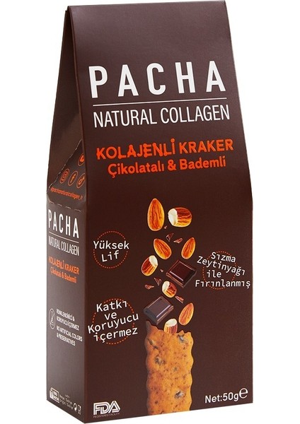 Natural Collagen Kolajenli Kraker Çikolatalı Bademli fiyatları