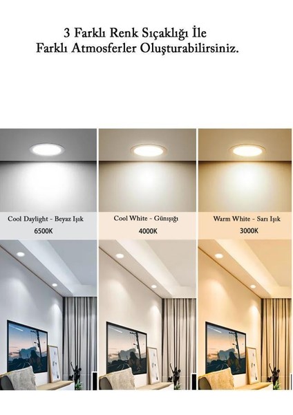 Meson 23,5 W LED Spot Panel 6500K LED Spot Ampul Beyaz modelleri
