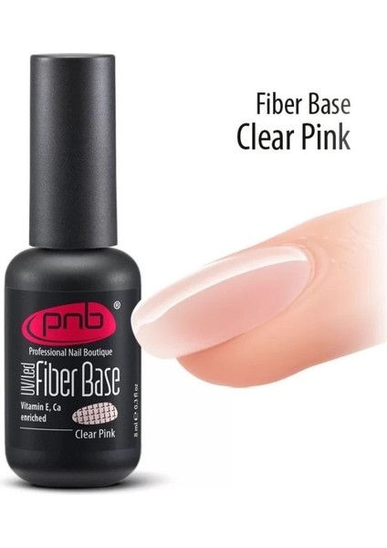 Fiber Base Clear Pink 8ml