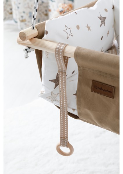 Bw2211 - Ahşap Çocuk Salıncak - Emniyet Kemerli - Ev Salıncağı fiyatları