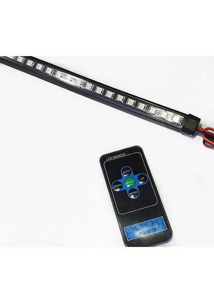 Karaşimşek Çakarlı LED Kırmızı Renk 24 Modlu Kumandalı 56CM-