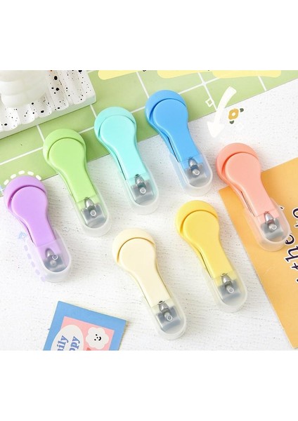 Sevimli Macaron Renkli Tırnak Makası Tekli Paket Taşınabilir (Yurt Dışından) fırsatları