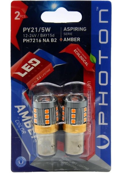 P21/5W Turuncu LED 1016 PH7216 Na