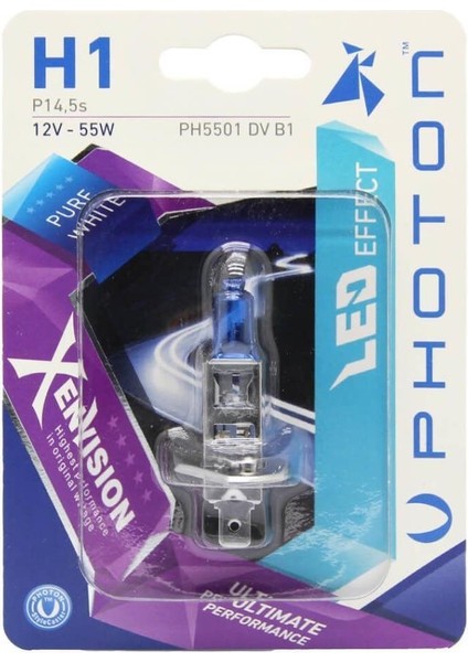 H1 12V 55W Xen Vısıon(Teklı Blister)