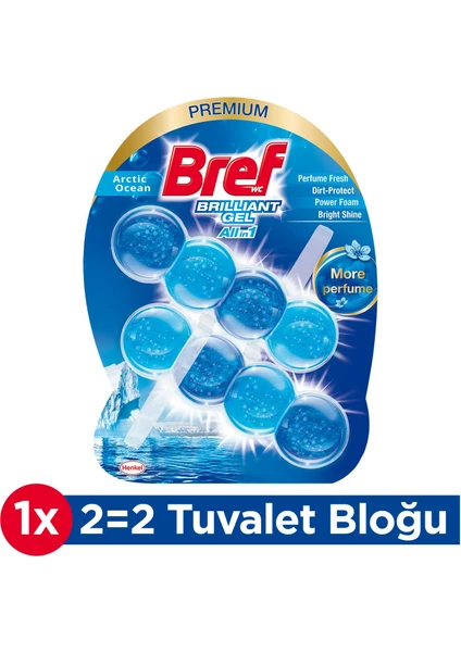 WC Brilliant Gel Duopack Tuvalet Bloğu Okyanus