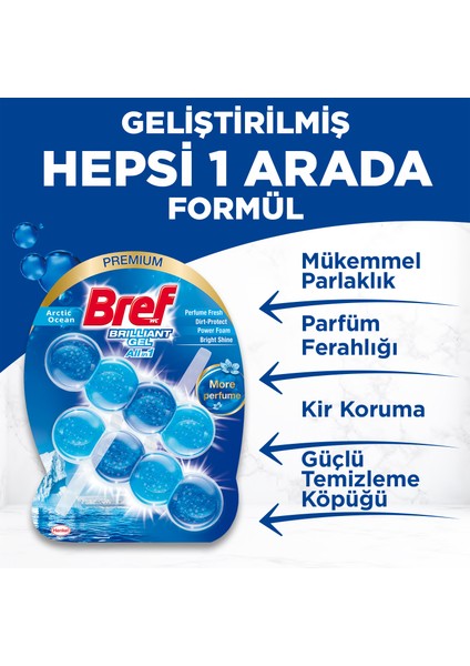 WC Brilliant Gel Duopack Tuvalet Bloğu Okyanus