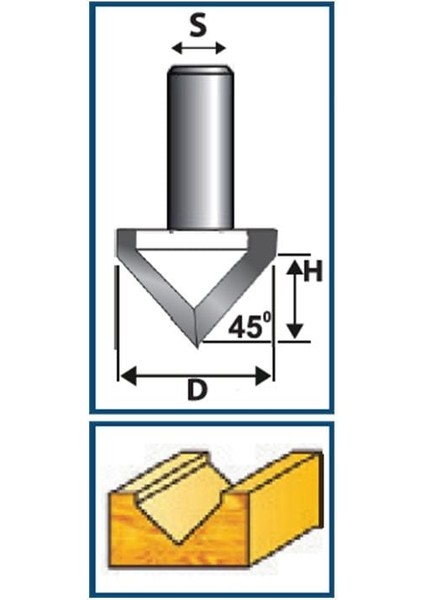 sap 8 15MM V Kanal Açma Bıçağı fiyatları