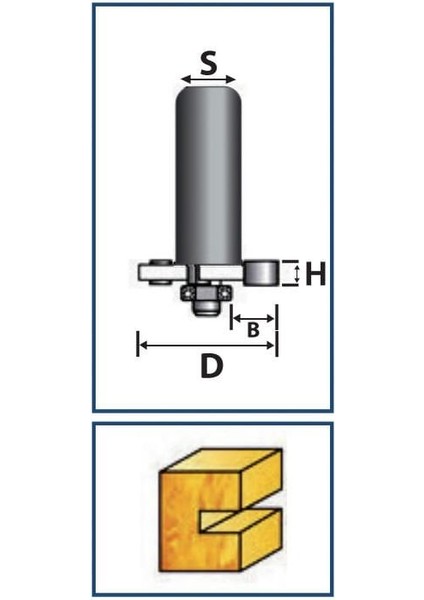 4mm Cam Yeri Bıçağı Z3 (3 Ağızlı)