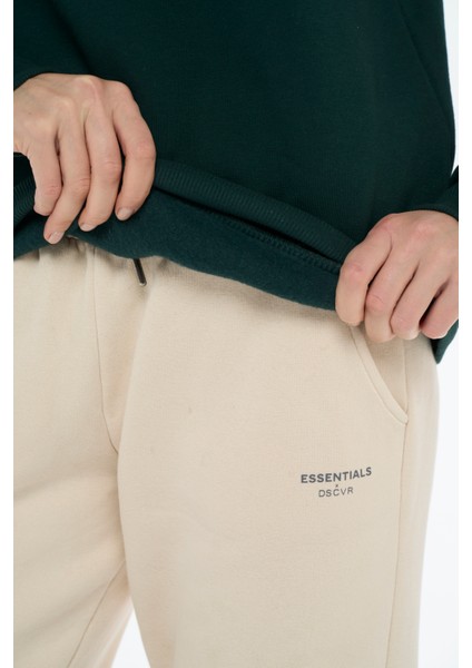 Kadın Pamuklu Içi Polarlı Bisiklet Yaka Sweatshirt indirimleri