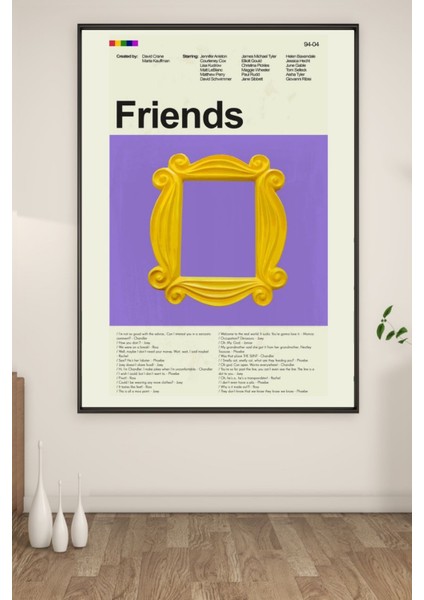 A3 Frıends Baskılı Poster