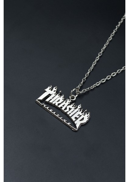 Thrasher Magazine Düz Zincir Kolye modelleri