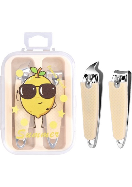 Ortogonal Eğik Tırnak Makası Karikatür Küçük Set Kutusu Tırnak Kesme Alet Seti (Yurt Dışından)