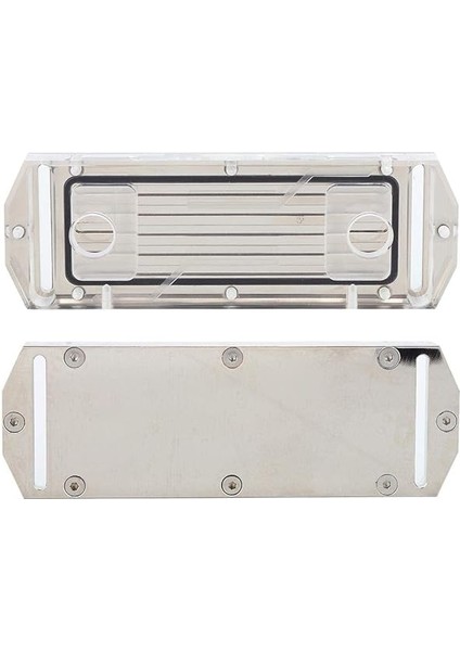 Su Soğutma Bloğu/bellek Su Soğutma Bloğu Desteği,entegre Sızdırmazlık Halkası Tutuculu Pmma Su Soğutma Bloğu 4 Ram Depolama Isı Emici Yelek Mod Watercooler Desteği ile Uyumlu MEO-PM0A Freezemod