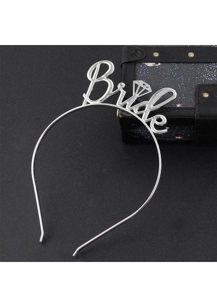 Bride Metal Taç Gümüş