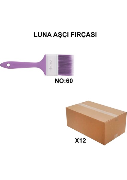 Izmir Fırça Arge Toptan Luna Aşçı Fırçası No 60-12 Adet 004597