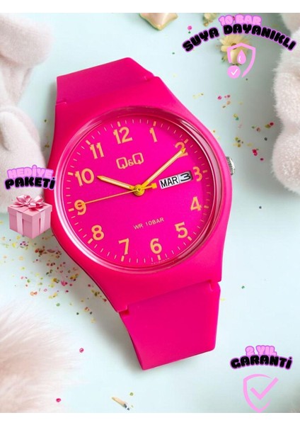 Silikon Kordon 10 Atm Suya Dayanıklı Çocuk Eylence Figürlü Şık Tasarım Çocuk Kol Saati 39A.010VY