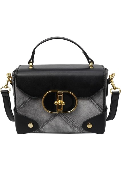 Yeni Moda Üst Düzey Tek Omuz El Çantası Crossbody Küçük Kare Çanta (Yurt Dışından)