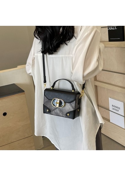 Yeni Moda Üst Düzey Tek Omuz El Çantası Crossbody Küçük Kare Çanta (Yurt Dışından)