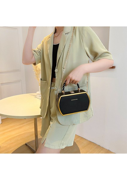 Yeni Moda El Taşınabilir Omuz Crossbody Zincir Çanta (Yurt Dışından)