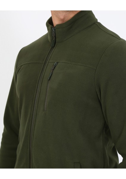 6019 Regular Fit Yumuşak Dokulu Kışlık Mikro Polar Hırka