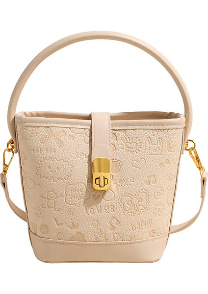 Sonbahar Yeni Avrupa ve Amerikan Moda Retro Kabartmalı Kova Çanta (Yurt Dışından)