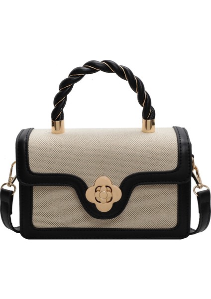 Yeni Lüks Crossbody Çanta Çok Yönlü Kilit Küçük Kare Çanta (Yurt Dışından)