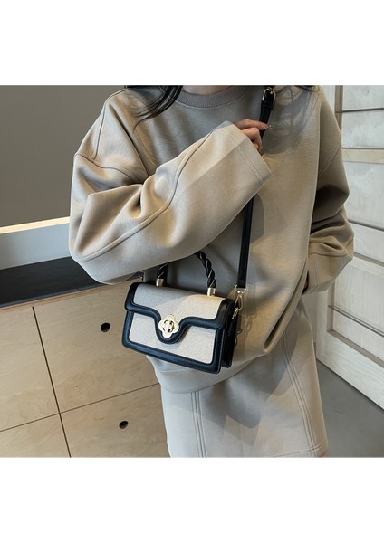 Yeni Lüks Crossbody Çanta Çok Yönlü Kilit Küçük Kare Çanta (Yurt Dışından) modelleri