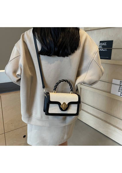 Yeni Lüks Crossbody Çanta Çok Yönlü Kilit Küçük Kare Çanta (Yurt Dışından) fırsatları
