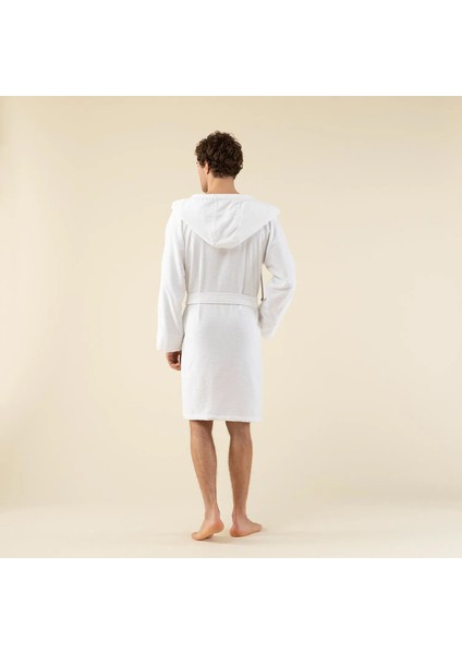 Ferme Unısex Bornoz Beyaz indirimleri