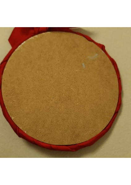 El Yapımı Ahşap Kış Masalı Tablosu Yılbaşı Dekoru - 16 x 16 cm