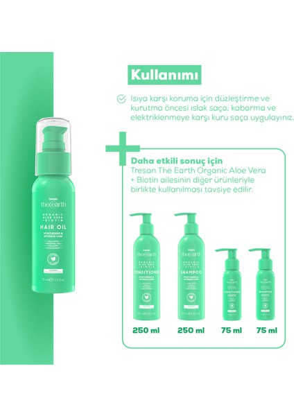 Collagen Saç Yağı + Aloe Vera Saç Yağı indirimleri