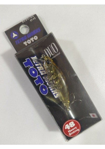 Tetra Works Toto 48HS CCC0312 48 mm 4,3 gr Maket Balık - Gold Shrimp
