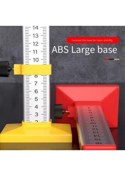 2 Adet Eşit Yükseklik Cetvel Konumlandırma Yatay Yükselti Cetveli, A (Yurt Dışından)