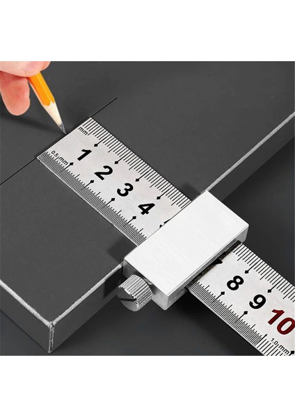 Ahşap Işleme Aletleri Çelik Cetvel Konumlandırma Limit Bloğu Ölçme 200MM (Yurt Dışından) indirimleri