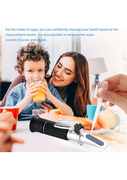 Meyve Çorbası Test Cihazı Ölçümü Için 0-90% Elde Taşınabilir Şeker Içeriği Ölçer (Yurt Dışından)