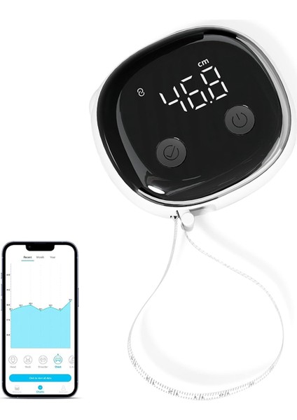 App ile Akıllı Vücut Ölçüm Bandı, Bluetooth Vücut Ölçüm Bandı (Yurt Dışından)
