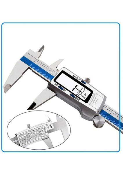 ET52 Paslanmaz Çelik Kumpas 150MM 6 Inç Ölçüm Aleti (Yurt Dışından)