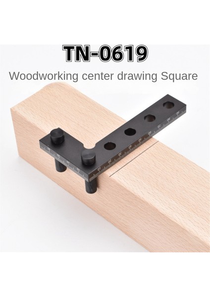 Woodworking Center Scriber 90 Derece Kare Kenar Işaretleme Aracı-Metrik (Yurt Dışından)