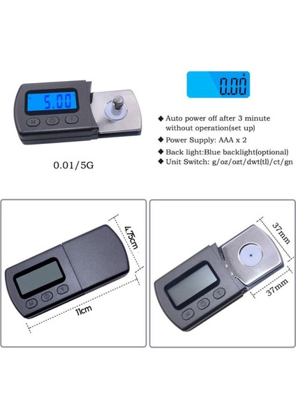 0.01G Lp Dijital Pikap Iğne Kuvvet Ölçeği Ölçer LED Dzr -B119 (Yurt Dışından) modelleri