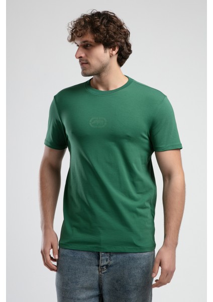 ECKO UNLTD Johnson Yeşil Bisiklet Yaka Baskılı Standard Fit Erkek Tshirt fiyatları