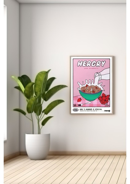 A3 Hergry Baskılı Poster